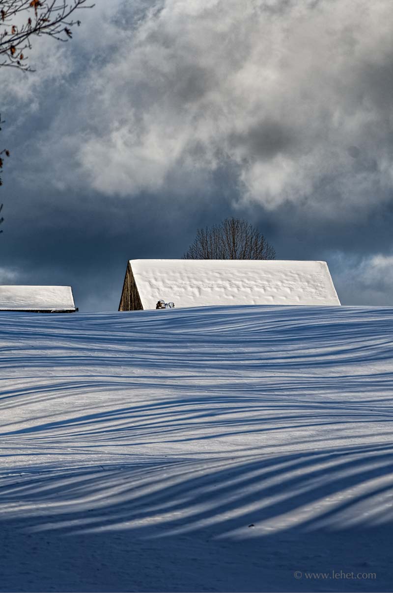Snow Shadows,Barn,Vermont