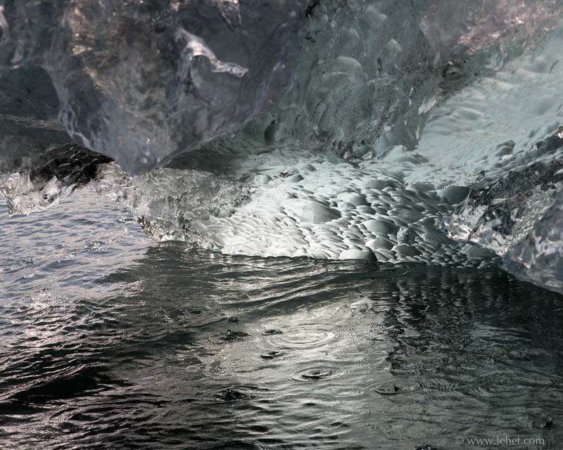 Melting Glacier Chunk,Iceland